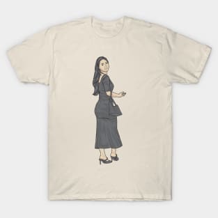 Black Dress Women T-Shirt